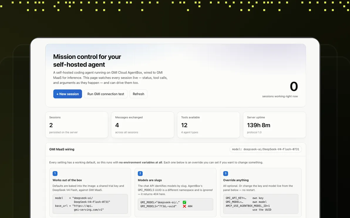 Mission Control for Self-Hosted Agents